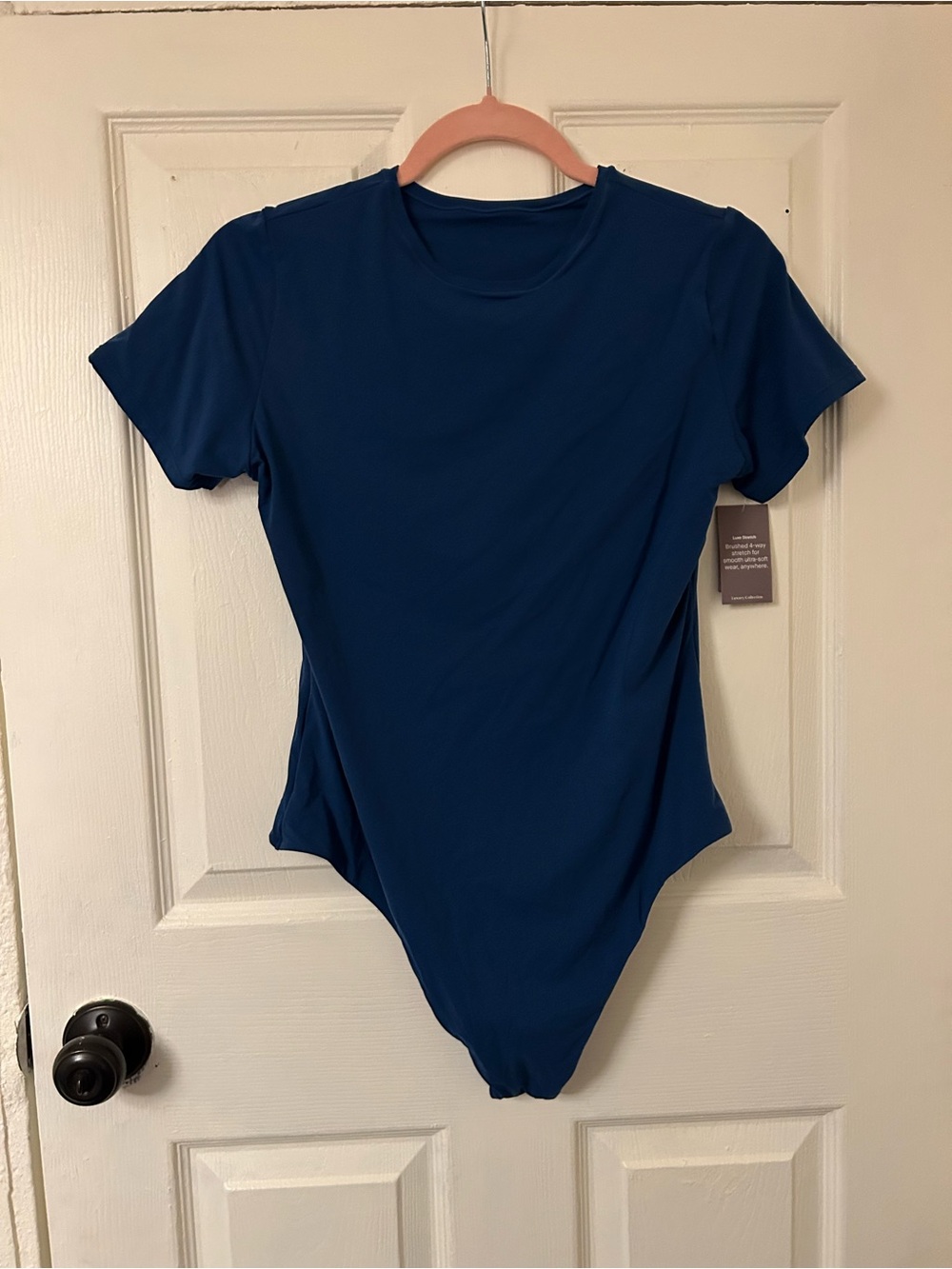 Women's Luxury Collection 4-Way Stretch Short Sleeve Bodysuit - Auden Blue XL